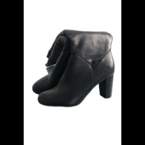 Bamboo faux leather Knee high Boot 10W